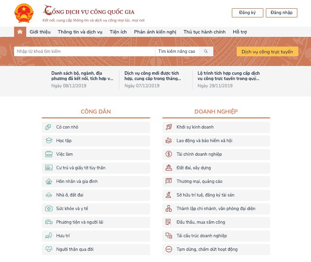 Khai trương Cổng Dịch vụ công quốc gia - Ảnh 1.