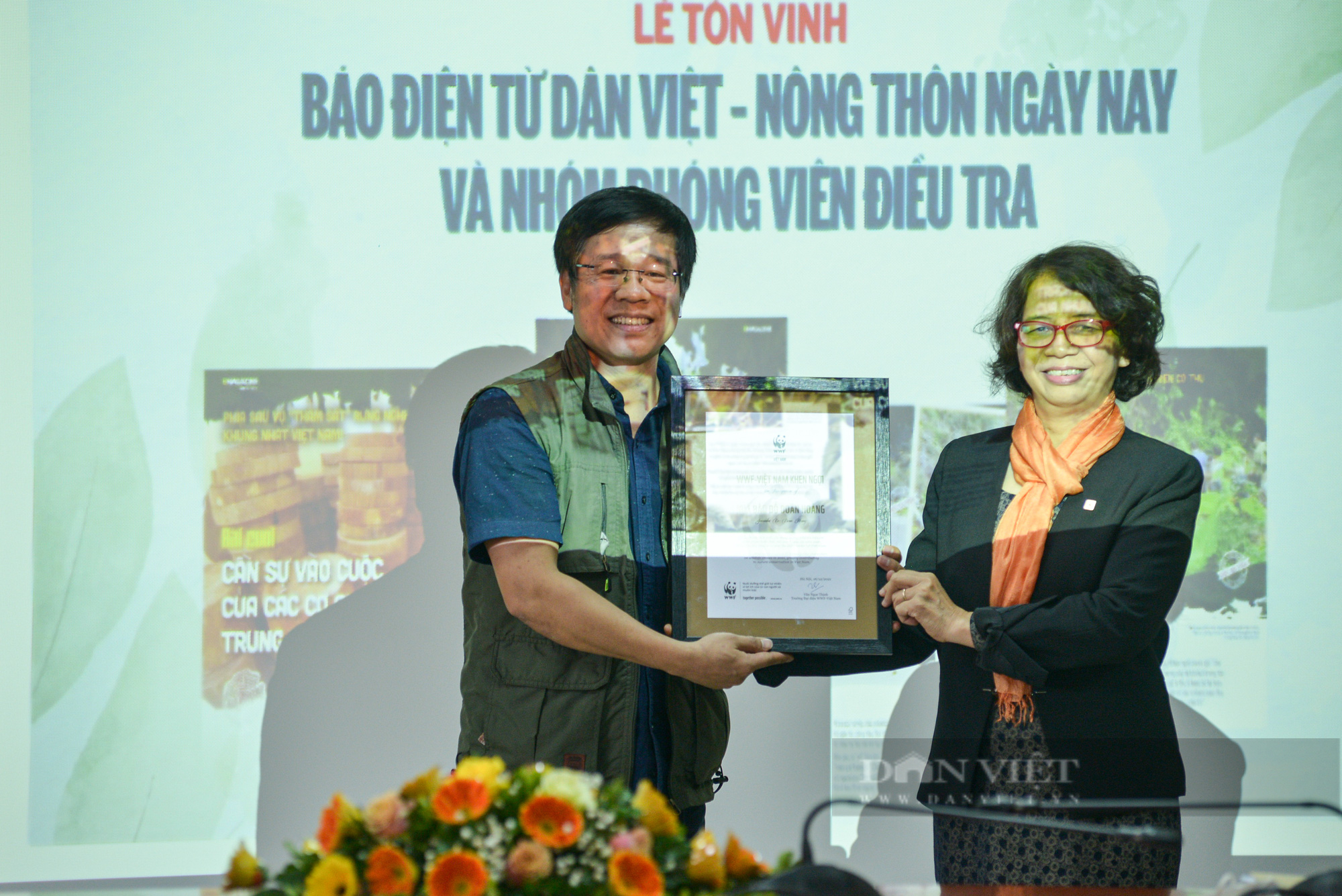 Ảnh: Báo Nông thôn Ngày nay/Dân Việt được tôn vinh trong mảng điều tra báo chí về tội phạm các loài hoang dã năm 2021 - Ảnh 7.