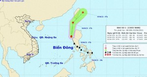 Cơn bão số 1 năm 2021: Bão Choi-Wan giật cấp 10 đi vào Biển Đông, cảnh báo mưa lốc lớn tại Bắc Bộ
