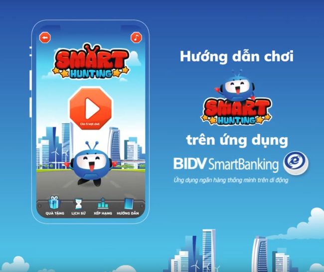 Trúng thưởng đến 450 triệu đồng với game Smart Hunting trên BIDV SmartBanking - Ảnh 1.