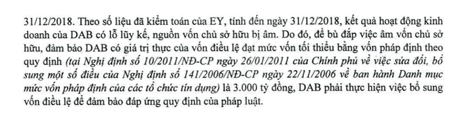 Lộ lý do DongABank “bất ngờ” tiến hành ĐCHĐ bất thường sau 4 năm bị kiểm soát đặc biệt - Ảnh 2.