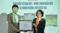 Báo Nông thôn Ngày nay/Dân Việt được tôn vinh với các loạt bài điều tra về tội phạm xâm hại các loài hoang dã 