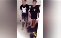 Nữ sinh bị lột đồ, đánh liên tục vào mặt ở Nghệ An