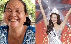 Mẹ ruột kín tiếng của Ngọc Châu - tân Hoa hậu Hoàn vũ Việt Nam: Chồng mất sớm, một mình nuôi dạy con từ nhỏ