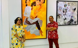 Cặp vợ chồng họa sĩ Thu An – Đức Huy: Hạnh phúc khi cùng vẽ tranh, cùng triển lãm