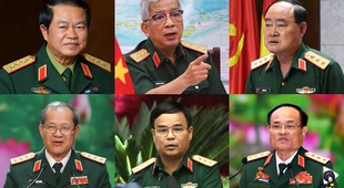 Infographic: 6 tướng lĩnh cấp cao của quân đội nghỉ hưu từ tháng 12/2021