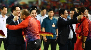 Lãnh đạo Đảng, Nhà nước chúc mừng U23 Việt Nam giành HC vàng SEA Games 31
