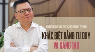 Nhà báo Lê Quốc Minh, Chủ tịch Hội Nhà báo Việt Nam: Khác biệt bằng tư duy và sáng tạo