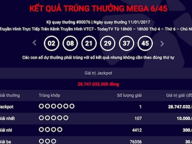 Gần 1 tháng mới biết trúng jackpot 29 tỉ vì… đợi ngày Thần Tài