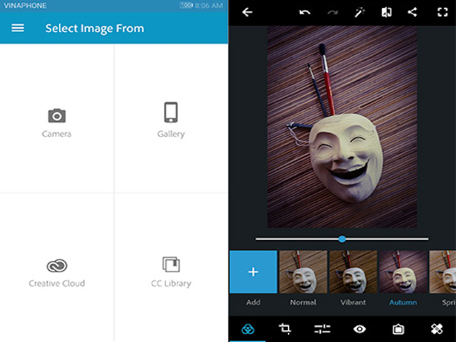 Phần mềm làm đẹp ảnh ”diệu kỳ” và miễn phí cho smartphone