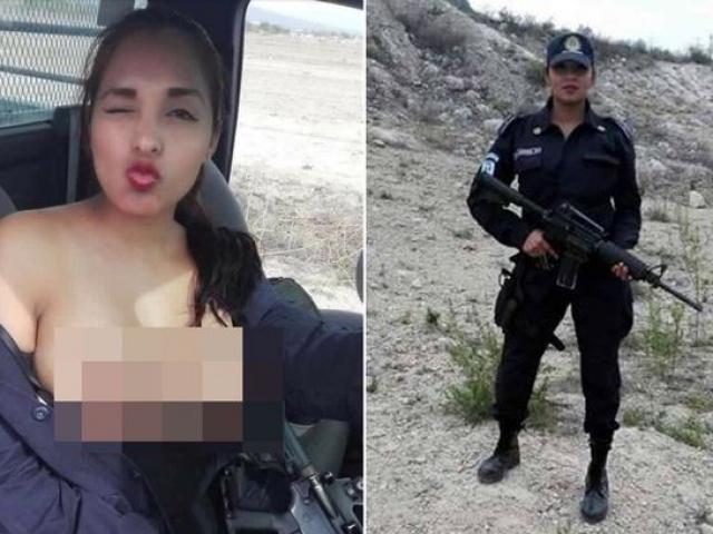 Mexico: Chụp ”tự sướng” ngực trần, nữ cảnh sát gặp vạ