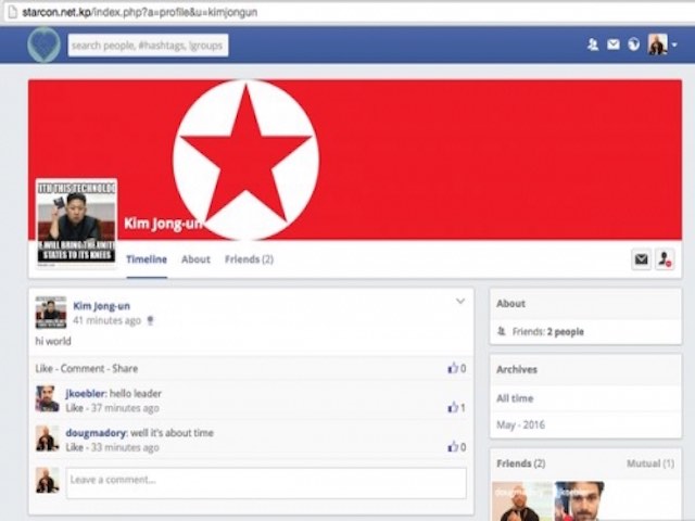 Mạng xã hội Facebook nghi của Triều Tiên bị hack ”ngọt lịm”