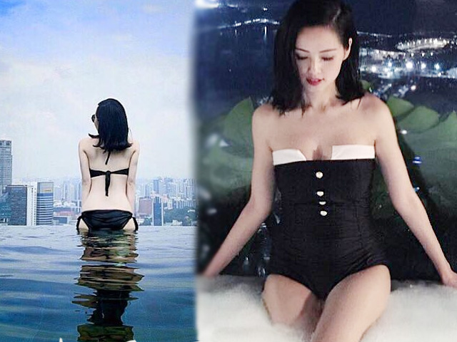 Tâm Tít khoe đường cong nuột nà với bikini