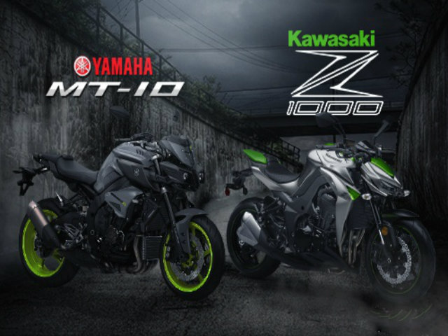 So thắng thua giữa Yamaha MT-10 và Kawasaki Z1000