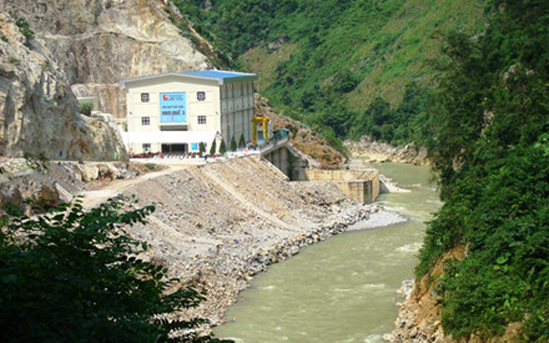 Thủy điện Nho Quế 3 trên địa phận huyện Mèo Vạc