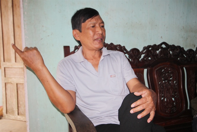 Ông Trà Thanh Tùng, nguyên Bí thư xã Bình Định Bắc.