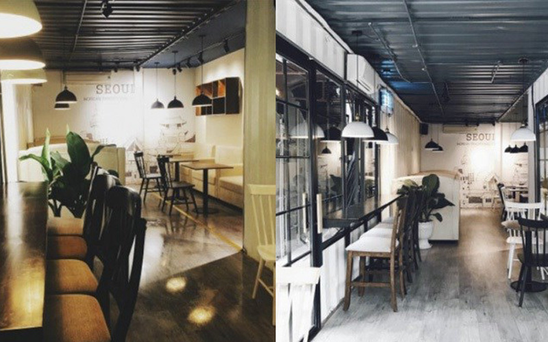 Đúng như tên gọi, “Cafe de Seoul” mang đến cho bạn một không gian mở hiện đại đậm chất Hàn Quốc.