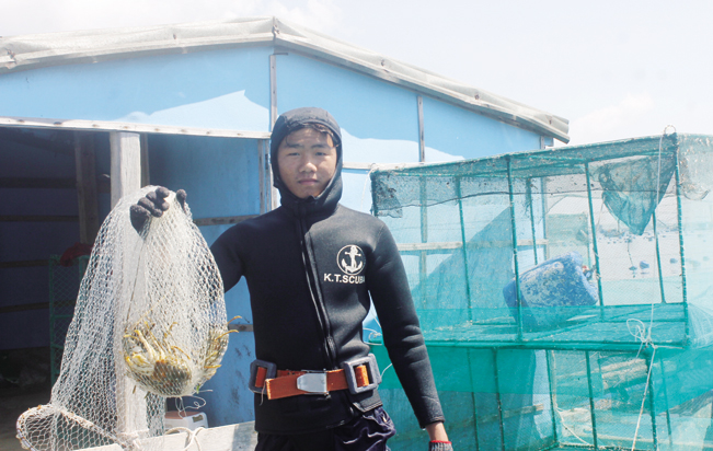 Nhờ đồng vốn ưu đãi của Agribank mà hàng trăm hộ nuôi trồng thủy sản ở Khánh Hòa như gia đình anh Nguyễn Minh Thơ (trú phường Cam Thuận, TP.Cam Ranh) có thu nhập tiền tỉ mỗi năm.