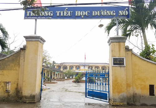 Trường Tiểu học Dương Nổ. Ảnh: Võ Thạnh