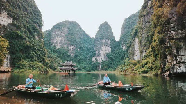 Danh thắng Tràng An được Unesco công nhận là di sản thiên nhiên thế giới.