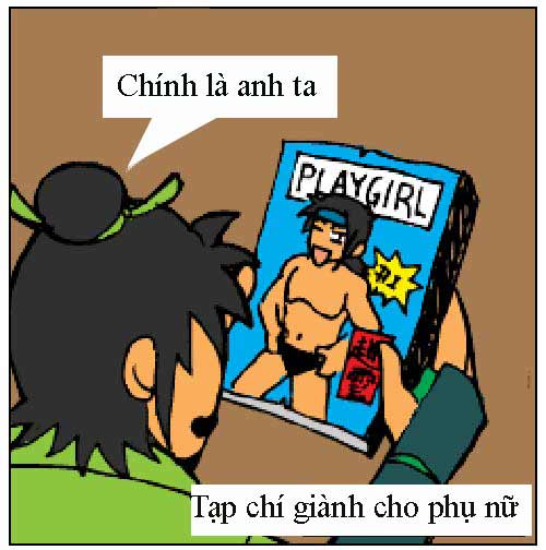 truyen tranh tam quoc hai (13): trieu van tren bia sach playgirl hinh anh 7