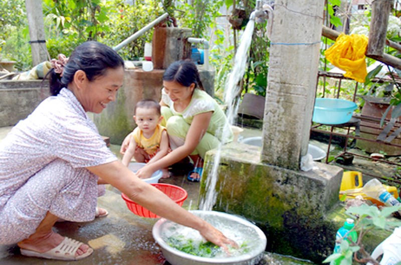 Người dân huyện vùng cao Yên Thế đang dần được đáp ứng nhu cầu sử dụng nước sạch.