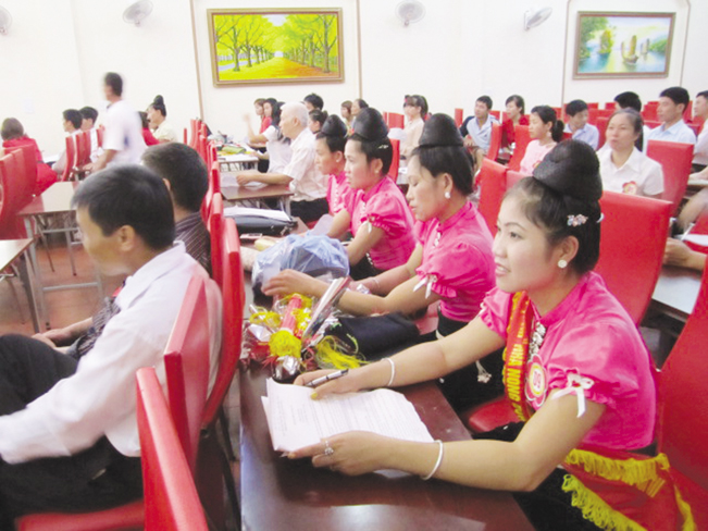 Nông dân Sơn La thường xuyên được Hội Nông dân các cấp tổ chức tập huấn kinh nghiệm làm ăn, hiểu biết pháp luật.