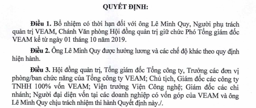 VEA: Bổ nhiệm tân Phó TGĐ, vốn hóa thị trường vượt 73 nghìn tỷ - Ảnh 3.