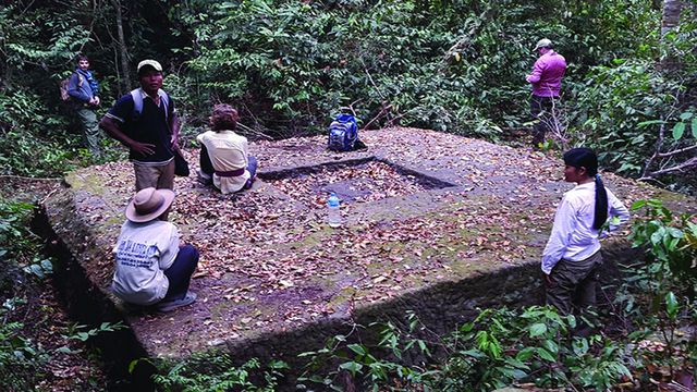 Khu vực di tích mới được phát hiện ở Phnom Kulen.