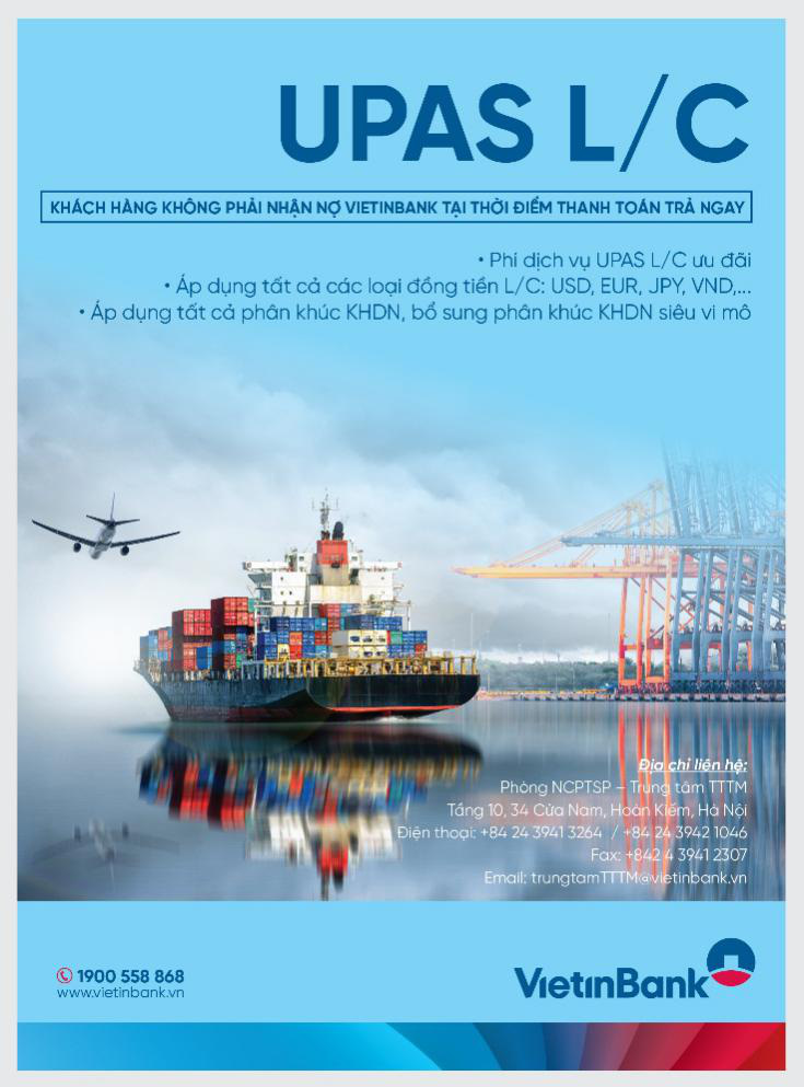 UPAS LC - Điểm sáng trong thanh toán quốc tế và tài trợ thương mại VietinBank - Ảnh 1.