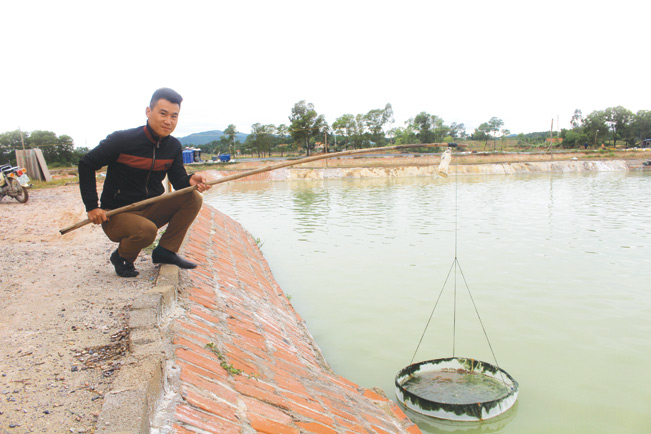 Được vay vốn Quỹ HTND, nhiều nông dân Quảng Ninh đã đầu tư nuôi trông thủy sản hiệu quả.