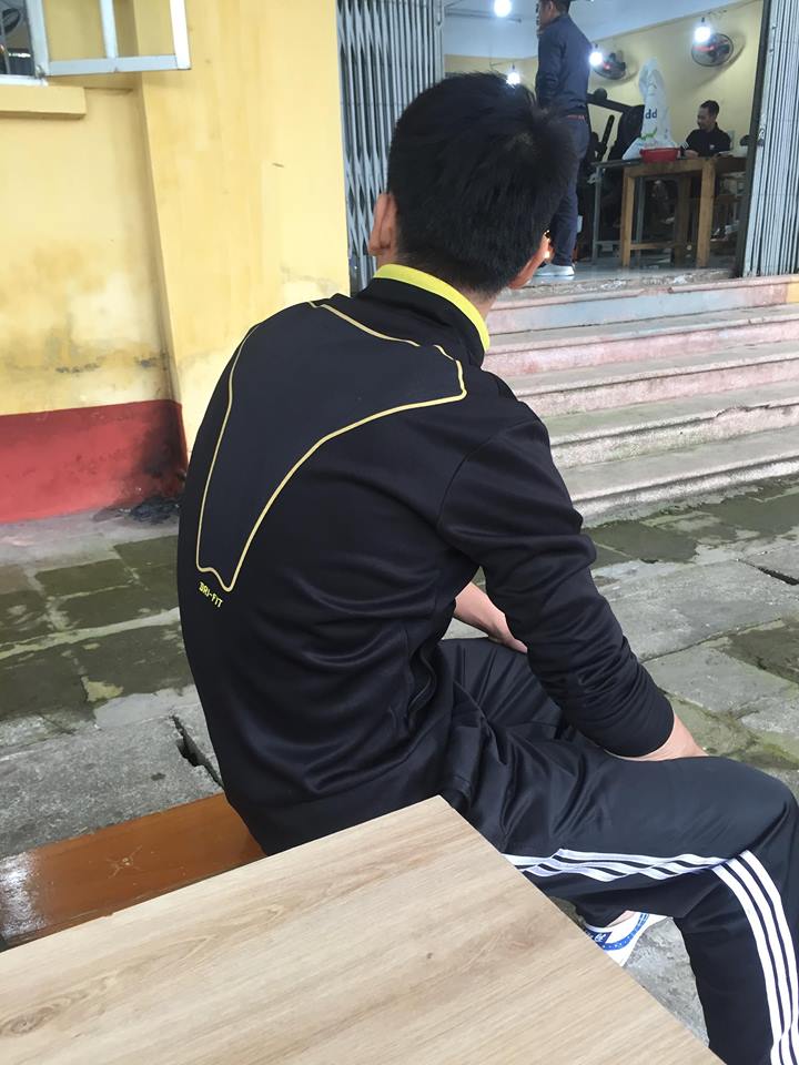Học viên cai nghiện Nguyễn Gia Long trong buổi trò chuyện với PV