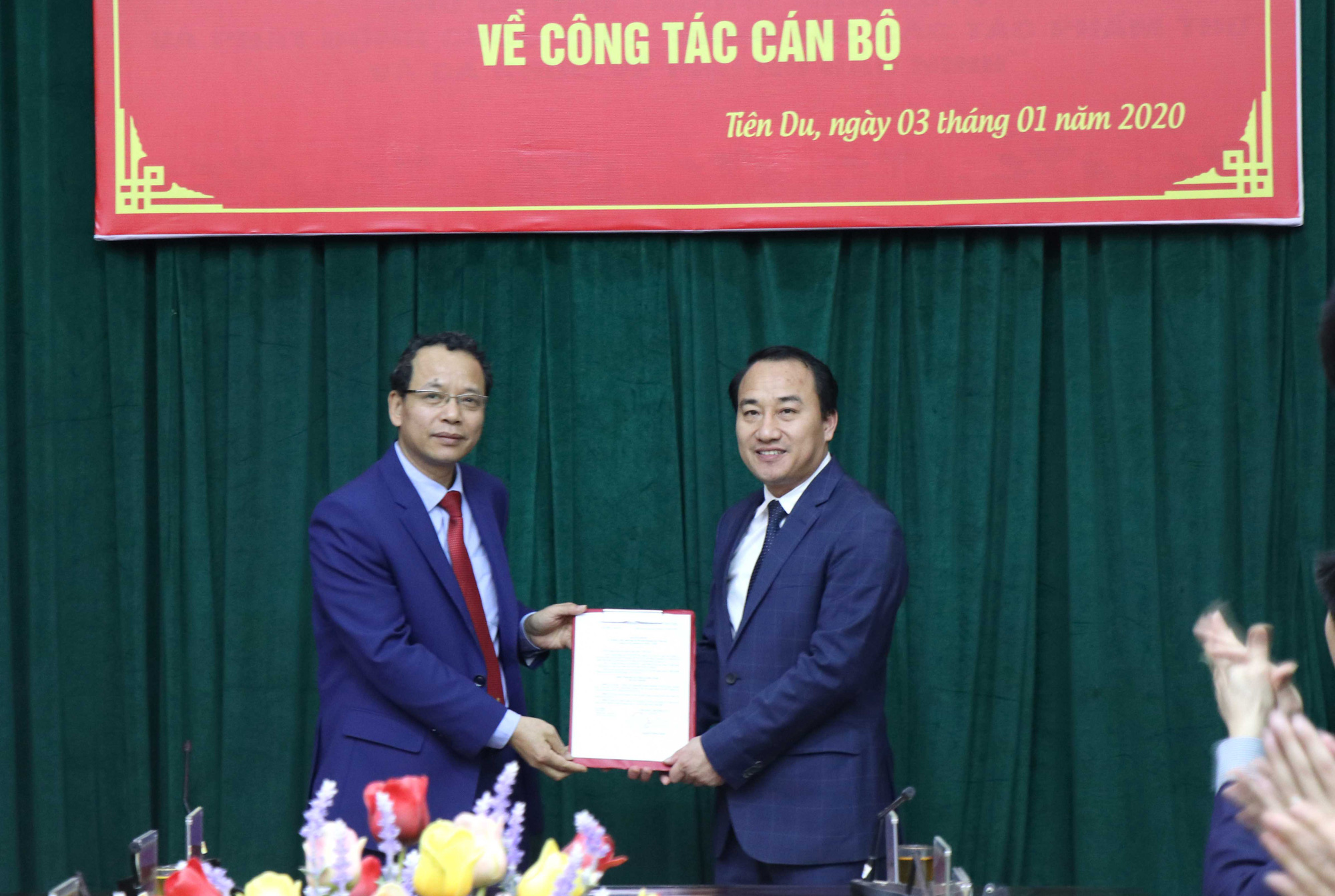 Huyện Tiên Du (Bắc Ninh) có Bí thư Huyện ủy mới Nguyễn Xuân Thanh - Ảnh 1.