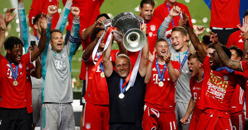 Hansi Flick gặt hái thành công cùng Bayern Munich.