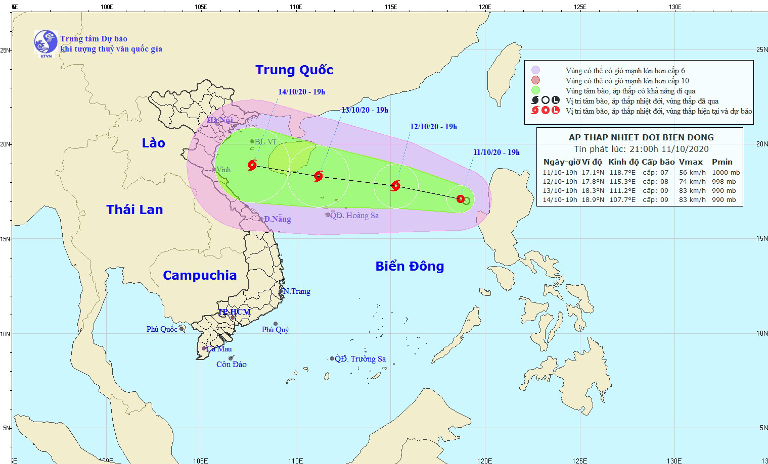 Bão số 6 vừa tan, một áp thấp nhiệt đới mới lại hình thành trên biển Đông, có khả năng mạnh lên thành bão - Ảnh 1.