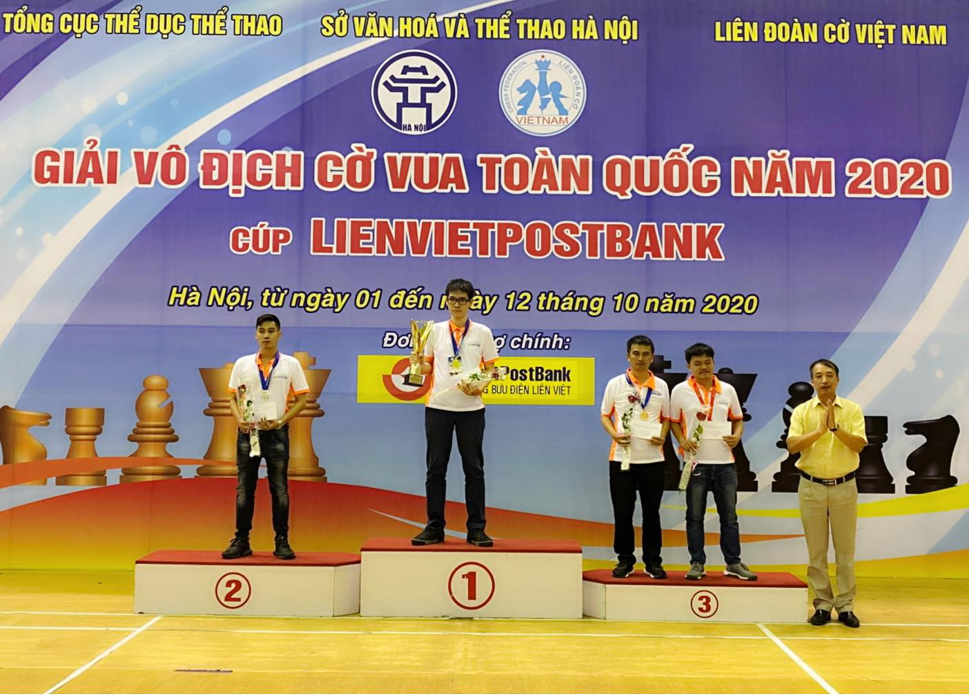 Kỳ thủ Lê Tuấn Minh lần đầu giành HCV cờ tiêu chuẩn giải VĐQG.