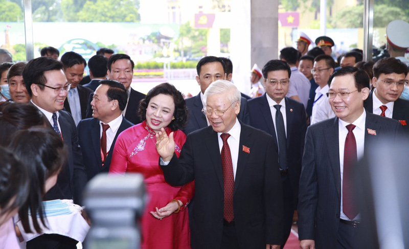 Tổng Bí thư, Chủ tịch nước dự khai mạc Đại hội Đảng bộ TP Hà Nội lần thứ XVII - Ảnh 1.