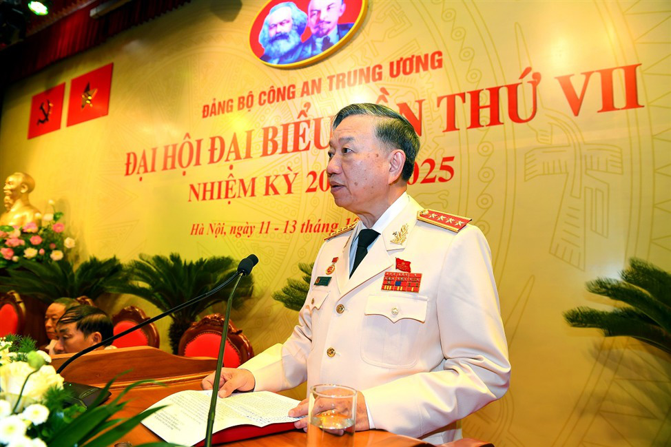 Đại tướng Tô Lâm: Thực sự là Đại hội mẫu mực, tiêu biểu như chỉ đạo củaTổng Bí thư, Chủ tịch nước - Ảnh 1.