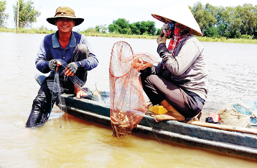 An Giang: Mùa lũ thấp dân buồn đành đi bắt chuột, giá rắn đồng, cua đồng tăng cao chót vót - Ảnh 1.