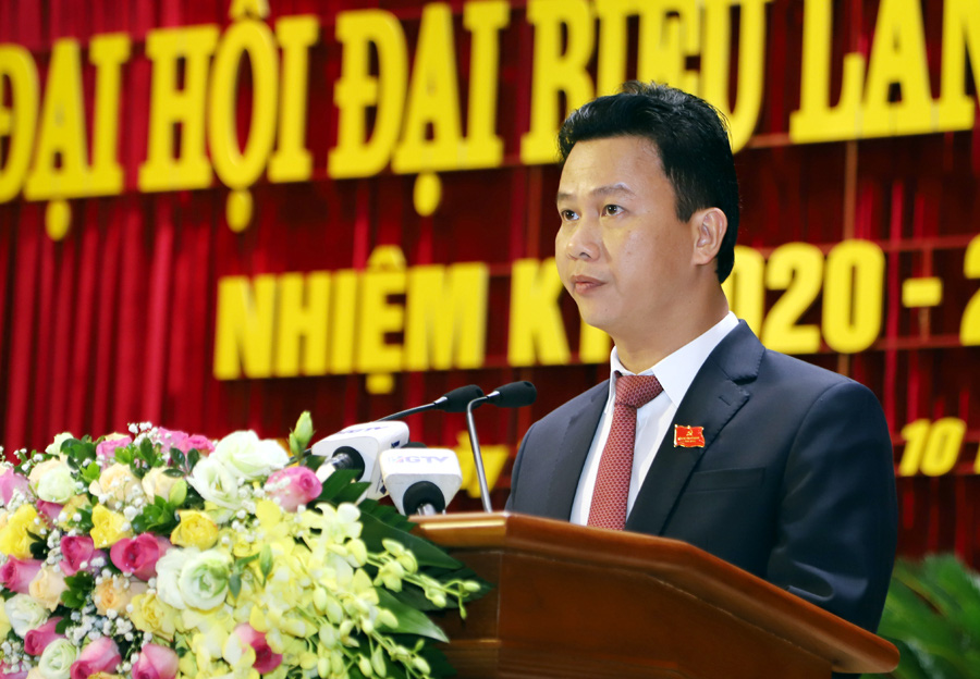 Ông Đặng Quốc Khánh tái đắc cử Bí thư Tỉnh ủy Hà Giang  - Ảnh 1.