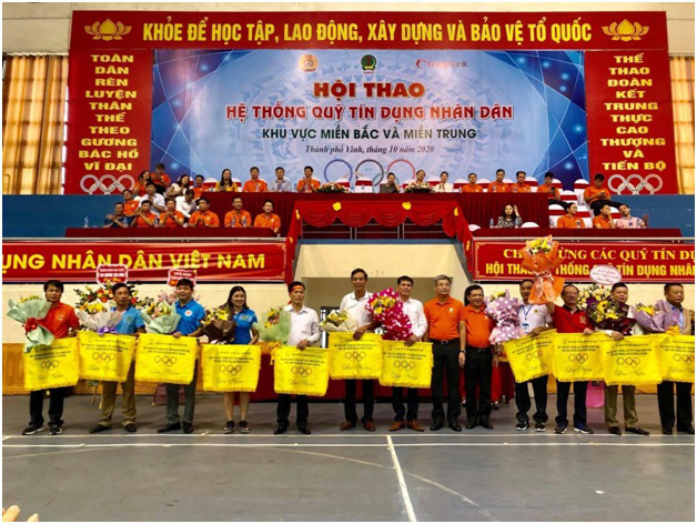 Hội thao hệ thống quỹ tín dụng nhân dân: Hàng trăm VĐV tranh tài - Ảnh 4.