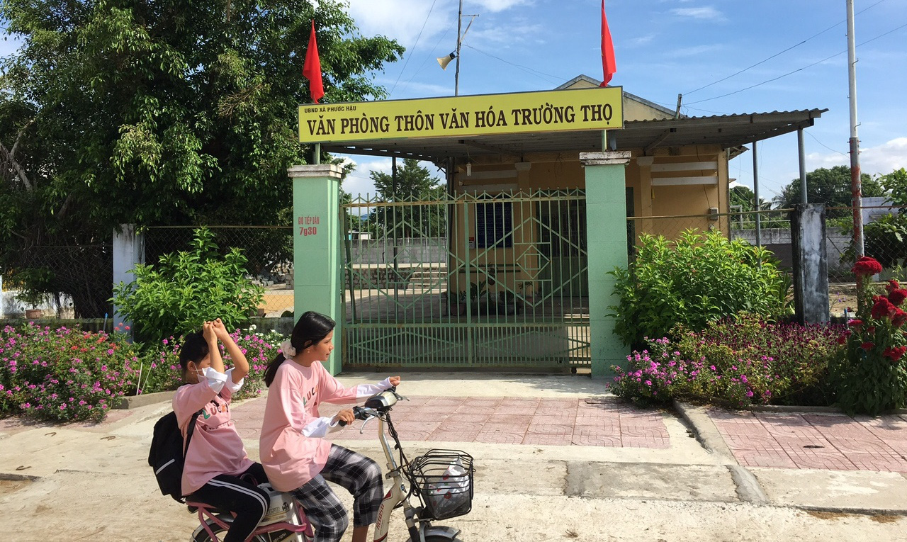 Ninh Thuận: Rực rỡ tuyến đường hoa ở nông thôn - Ảnh 2.