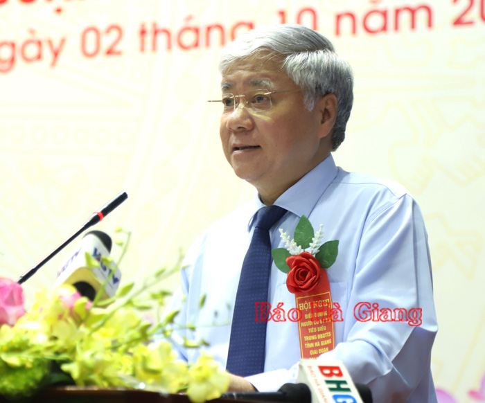 Hội nghị biểu dương người có uy tín tiêu biểu trong đồng bào dân tộc thiểu số tỉnh Hà Giang - Ảnh 5.