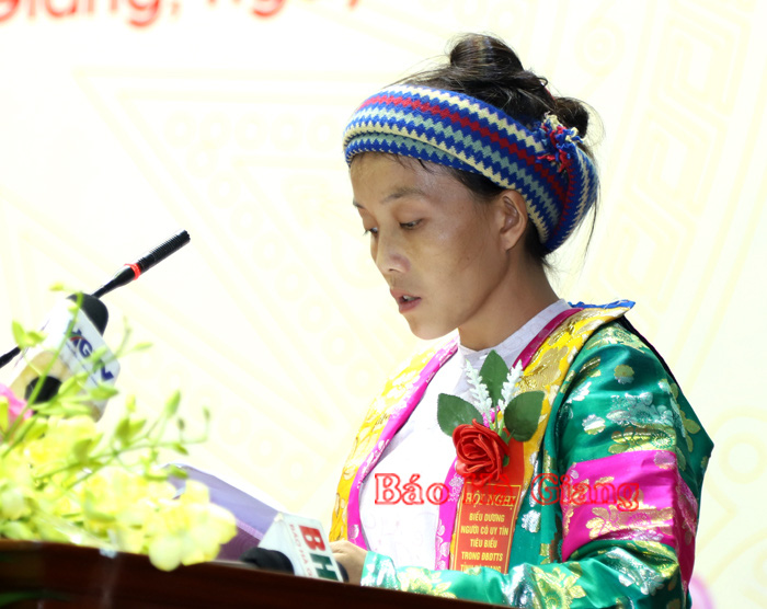 Hội nghị biểu dương người có uy tín tiêu biểu trong đồng bào dân tộc thiểu số tỉnh Hà Giang - Ảnh 7.