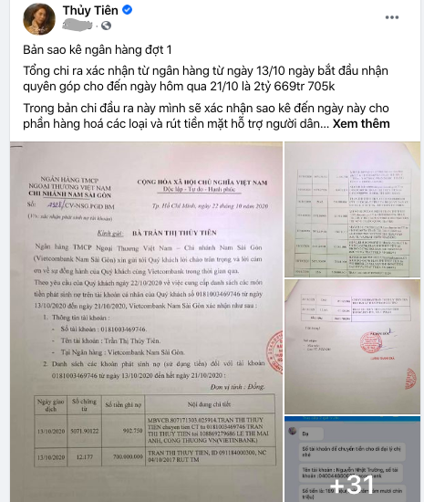 Thủy Tiên nói gì khi bị yêu cầu &quot;ghi ra giấy&quot; chi tiết số tiền cho dân vùng lũ?   - Ảnh 3.