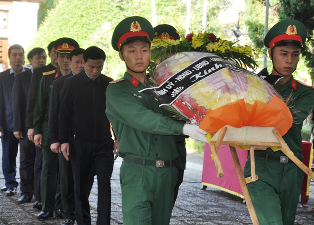 Lễ viếng, truy điệu ở quê nhà đại tá Lê Văn Quế, 1 trong 22 liệt sĩ đoàn 337  - Ảnh 3.