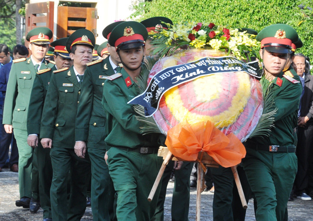 Lễ viếng, truy điệu ở quê nhà đại tá Lê Văn Quế, 1 trong 22 liệt sĩ đoàn 337  - Ảnh 5.