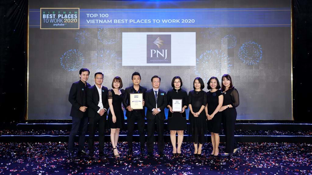 PNJ được vinh danh Top 100 &quot;Môi trường làm việc tốt nhất&quot; - Ảnh 1.