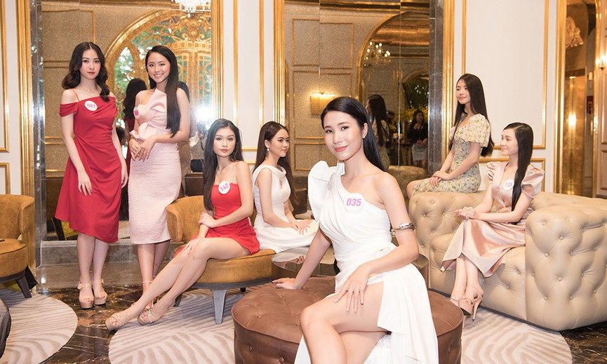Top 60 thí sinh Hoa hậu Việt Nam 2020 đọ sắc quyến rũ hút mắt gây &quot;sốt&quot; ở vòng Bán kết - Ảnh 4.