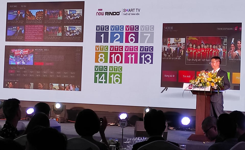 Ra mắt dòng TV thông minh VTC Now Rindo với khẩu hiệu &quot;TV giờ đây đã khác&quot; - Ảnh 1.